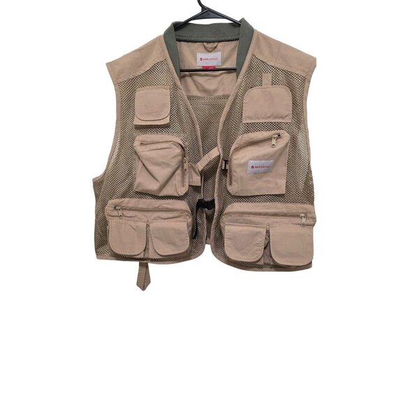 Redington Beige Fishing Vest 2XL/3XL With Multiple Pockets & Mesh Back For Outdo - Picture 1 of 8